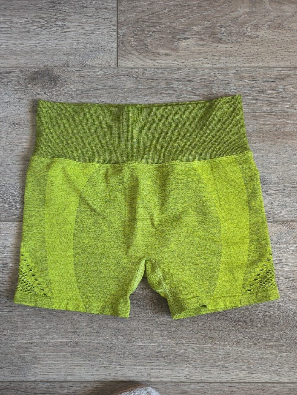 PINK Victoria's Secret Neon Lime Seamless Bike Shorts